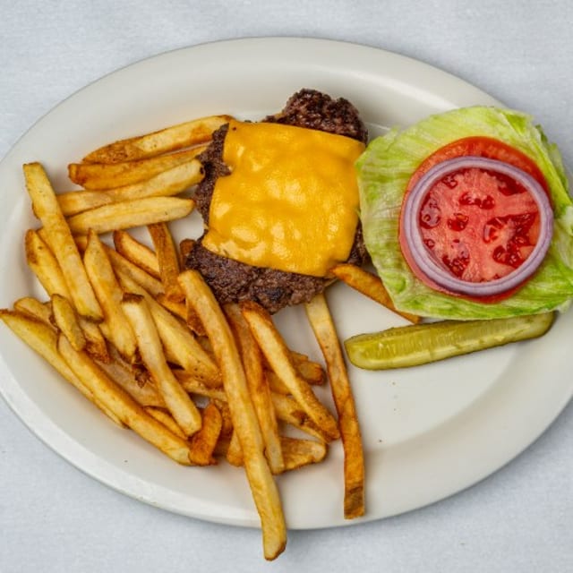 Classic Sirloin Cheeseburger.