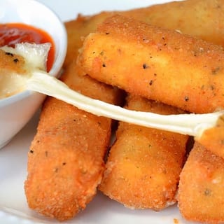 Battered Mozzarella Sticks