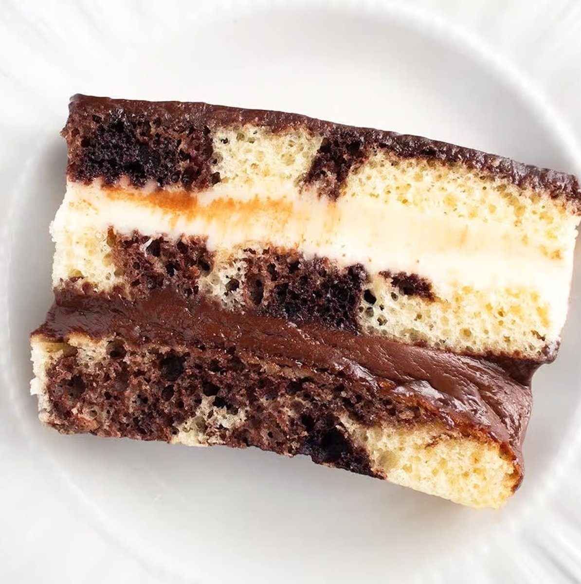 Chocolate Tuxedo Cake.