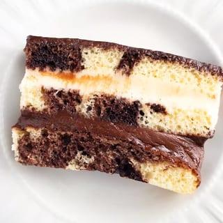 Chocolate Tuxedo Cake